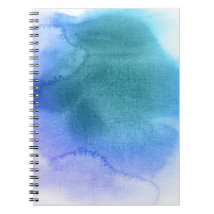 Abstracte waterverf handgeschilderde achtergrond 1 notitieboek