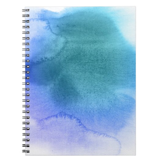 Abstracte waterverf handgeschilderde achtergrond 1 notitieboek (Voorkant)