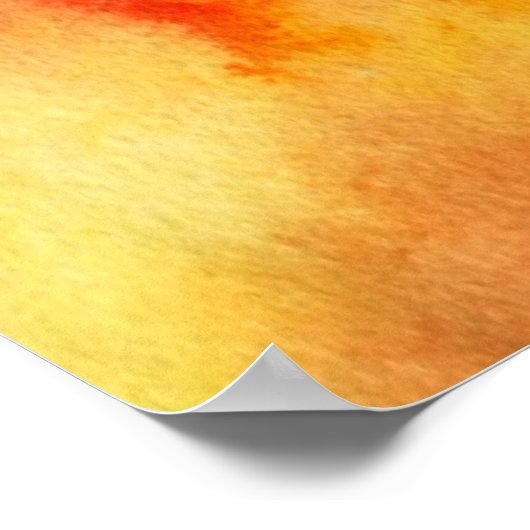 Abstracte waterverf handgeschilderde achtergrond 1 poster (Hoek)