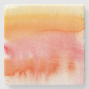 Abstracte waterverf handgeschilderde achtergrond 1 stenen onderzetter