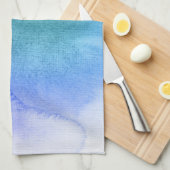 Abstracte waterverf handgeschilderde achtergrond 1 theedoek (Quarter Fold)