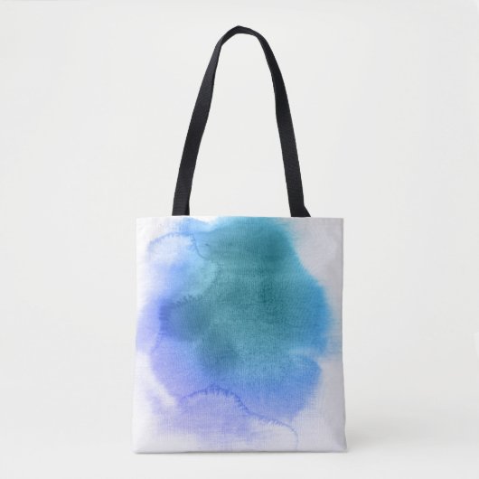 Abstracte waterverf handgeschilderde achtergrond 1 tote bag (Voorkant)