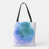 Abstracte waterverf handgeschilderde achtergrond 1 tote bag (Achterkant)