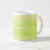 Abstracte waterverf handgeschilderde achtergrond 2 grote koffiekop (Voorkant rechts)