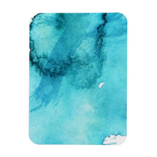 Abstracte waterverf handgeschilderde achtergrond 2 magneet