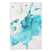 Abstracte waterverf handgeschilderde achtergrond 2 mini klembord (Achterkant)