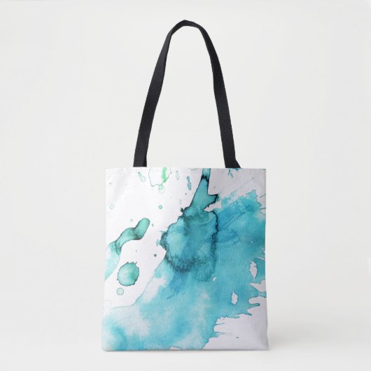 Abstracte waterverf handgeschilderde achtergrond 2 tote bag (Voorkant)