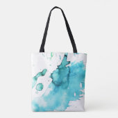 Abstracte waterverf handgeschilderde achtergrond 2 tote bag (Achterkant)