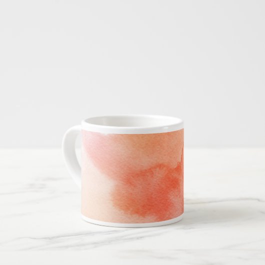 Abstracte waterverf handgeschilderde achtergrond 3 espresso kop (Links)