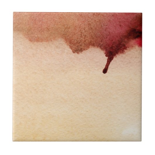 Abstracte waterverf handgeschilderde achtergrond 3 tegeltje (Voorkant)