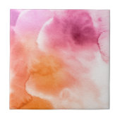 Abstracte waterverf handgeschilderde achtergrond 3 tegeltje (Voorkant)