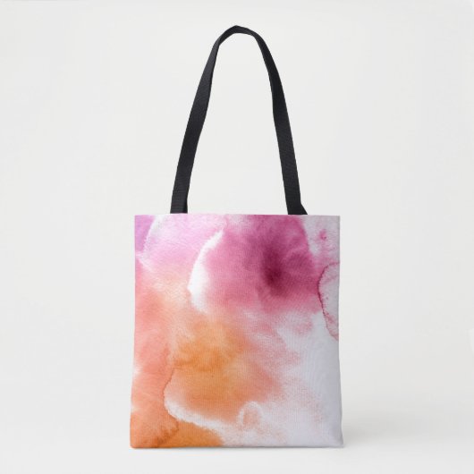 Abstracte waterverf handgeschilderde achtergrond 3 tote bag (Voorkant)