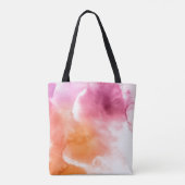 Abstracte waterverf handgeschilderde achtergrond 3 tote bag (Achterkant)