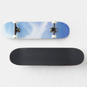 Abstracte waterverf handgeschilderde achtergrond 4 persoonlijk skateboard (Horizontaal)