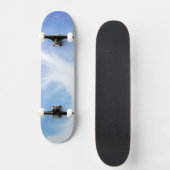 Abstracte waterverf handgeschilderde achtergrond 4 persoonlijk skateboard (Voorkant)