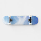 Abstracte waterverf handgeschilderde achtergrond 4 persoonlijk skateboard (Horizontaal)