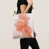 Abstracte waterverf handgeschilderde achtergrond 4 tote bag (Dichtbij)
