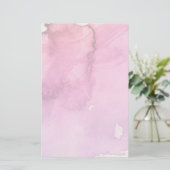 Abstracte waterverf handgeschilderde achtergrond 5 briefpapier (Staand voorkant)