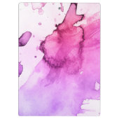 Abstracte waterverf handgeschilderde achtergrond 5 klembord (Achterkant)