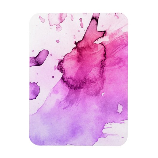 Abstracte waterverf handgeschilderde achtergrond 5 magneet (Verticaal)