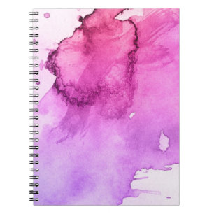 Abstracte waterverf handgeschilderde achtergrond 5 notitieboek