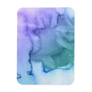 Abstracte waterverf handgeschilderde achtergrond 6 magneet