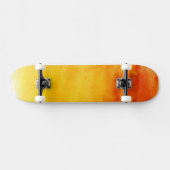 Abstracte waterverf handgeschilderde achtergrond 6 skateboard (Horizontaal)