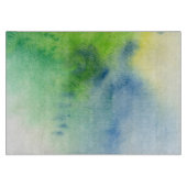 Abstracte waterverf handgeschilderde achtergrond 8 snijplank (Voorkant)