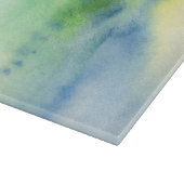 Abstracte waterverf handgeschilderde achtergrond 8 snijplank (Hoek)