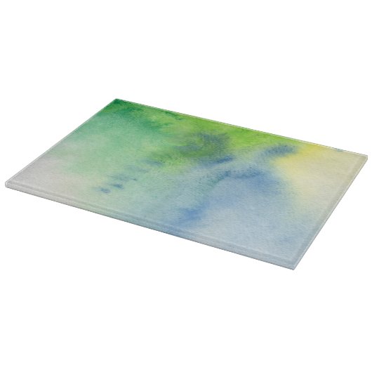 Abstracte waterverf handgeschilderde achtergrond 8 snijplank (Hoek)