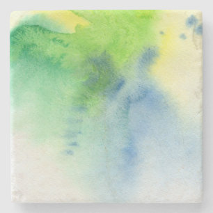 Abstracte waterverf handgeschilderde achtergrond 8 stenen onderzetter
