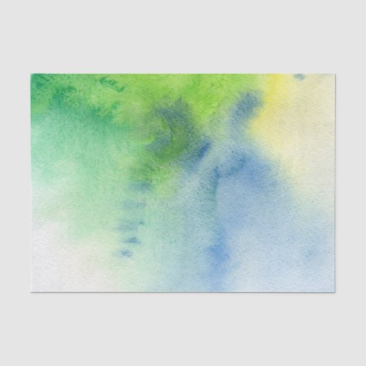 Abstracte waterverf handgeschilderde achtergrond 8 tissuepapier (Voorkant)