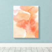 Abstracte waterverf handgeschilderde achtergrond canvas afdruk (Insitu (Houten vloer))