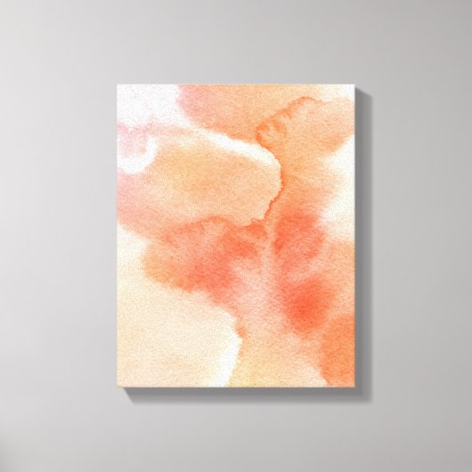 Abstracte waterverf handgeschilderde achtergrond canvas afdruk (Voorkant)