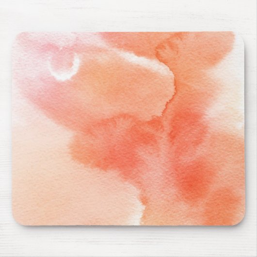 Abstracte waterverf handgeschilderde achtergrond muismat (Voorkant)