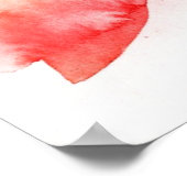 Abstracte waterverf handgeschilderde achtergrond poster (Hoek)