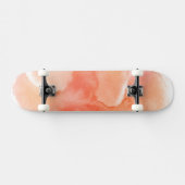Abstracte waterverf handgeschilderde achtergrond skateboard (Horizontaal)