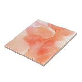 Abstracte waterverf handgeschilderde achtergrond tegeltje (Zijkant)