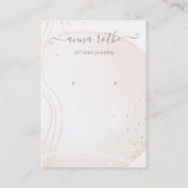 Abstracte Waterverf Handtekening Oorspronkelijk be Visitekaartje (Voorkant)