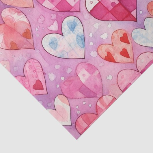 Abstracte Waterverf harten Tissuepapier (Detail)