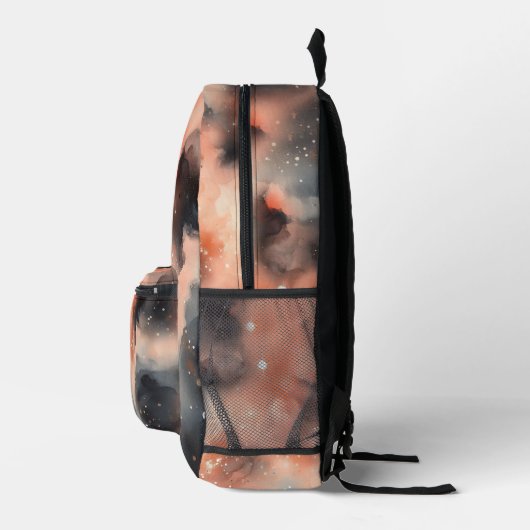 Abstracte Waterverf hemelsymfonie Bedrukte Rugzak (Rechts)