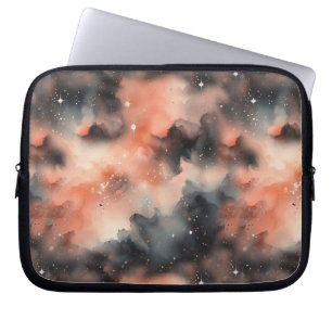Abstracte Waterverf hemelsymfonie Laptop Sleeve