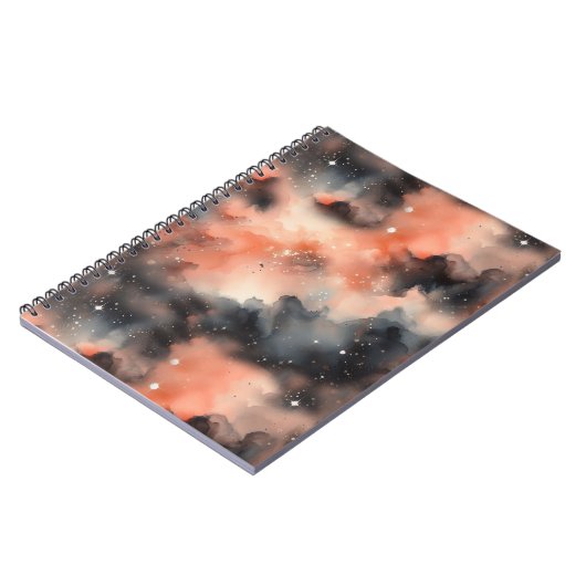 Abstracte Waterverf hemelsymfonie Notitieboek (Linkerzijde)