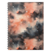 Abstracte Waterverf hemelsymfonie Notitieboek (Voorkant)