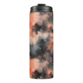 Abstracte Waterverf hemelsymfonie Thermosbeker (Voorkant)