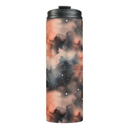 Abstracte Waterverf hemelsymfonie Thermosbeker (Voorkant)