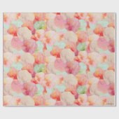 Abstracte Waterverf Ice Cream Scoops Cool Pastel Cadeaupapier (Vlak)