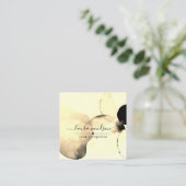 Abstracte Waterverf Inkt Shapes Interior Designer Vierkante Visitekaartje (Staand voorkant)