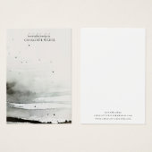 Abstracte Waterverf Kaarten voor juwelenweergave Visitekaartje (Voorkant /achterkant)