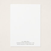 Abstracte Waterverf Kaarten voor juwelenweergave Visitekaartje (Achterkant)